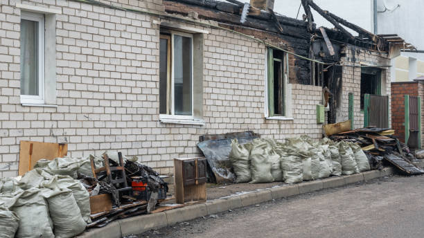 Professional Fire Damage Removal technician working in Mercer Island, WA
